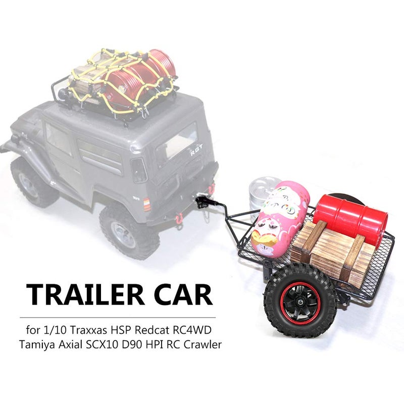 GoolRC جول آر سي مقطورة سيارة هوبير تريل ل 1/10 تراكساس إتش إس بي ريدكات RC4WD تاميا أكسيال SCX10 D90 إتش بي آي سيارة زحف RC DIY - Image 2